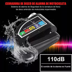 Candado con Alarma para Moto 110 dB Antirrobo resistente e impermeable