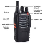 Radio Comunicador Portátil Alcance largo y batería duradera