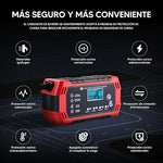 Cargador Inteligente 12V 6A Seguro, portátil y confiable