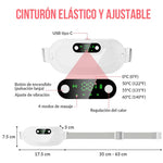 Cinturón Eléctrico Masajeador con Calor Alivia cólicos menstruales al instante