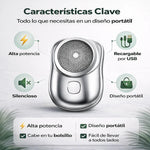 2X1 Mini Afeitadora Eléctrica Portátil Recargable – Compacta y Silenciosa