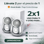 2X1 Mini Afeitadora Eléctrica Portátil Recargable – Compacta y Silenciosa